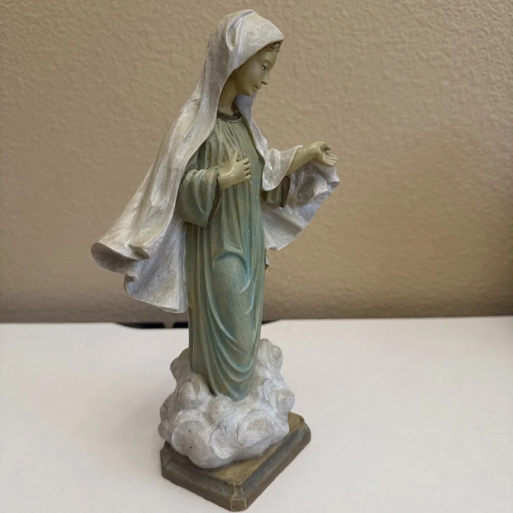 Vintage Fontanini Virgin Mary Figurine - The Ascension into Heaven 